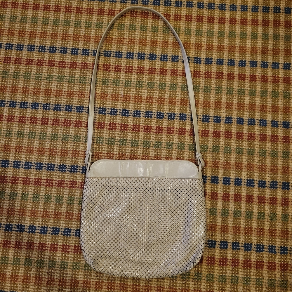 Vintage Whiting & Davis Shoulder Mesh Metal Bag